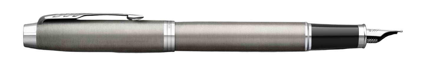Parker IM Stainless Steel Chrome Trim Fountain Pen