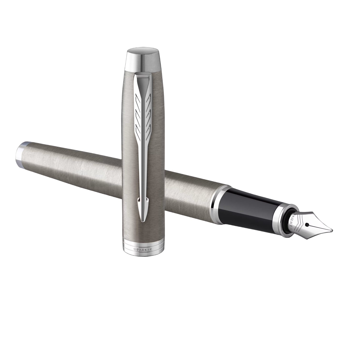 Parker IM Stainless Steel Chrome Trim Fountain Pen