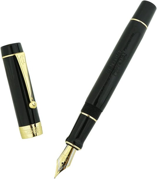Jinhao Century 100 Fountain Pen Black - Fine - Al Qalam