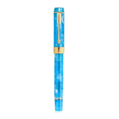 Jinhao Century 100 Sky Blue Marble Fountain Pen - Al Qalam