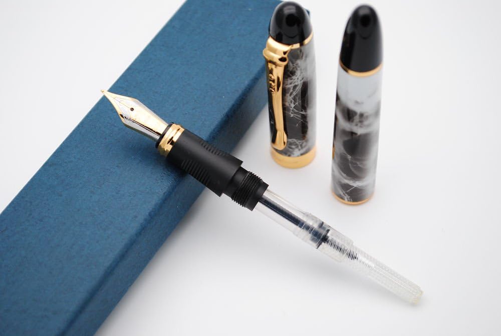 Jinhao X450 Marble Grey Crack Fountain Pen