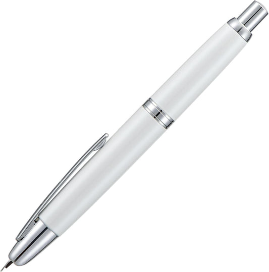 Jinhao 10 Press Capless Pearl White Fountain Pen - Al Qalam