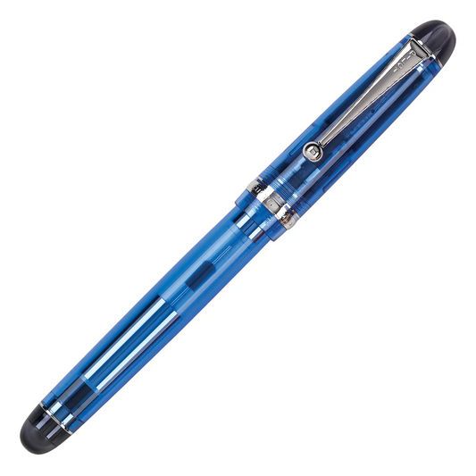 Pilot Custom 74 (M / B) Tinted Blue Fountain Pen - Al Qalam