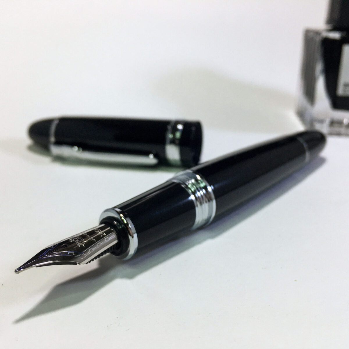 Jinhao 159 Black Chrome Trim Fountain Pen - Al Qalam