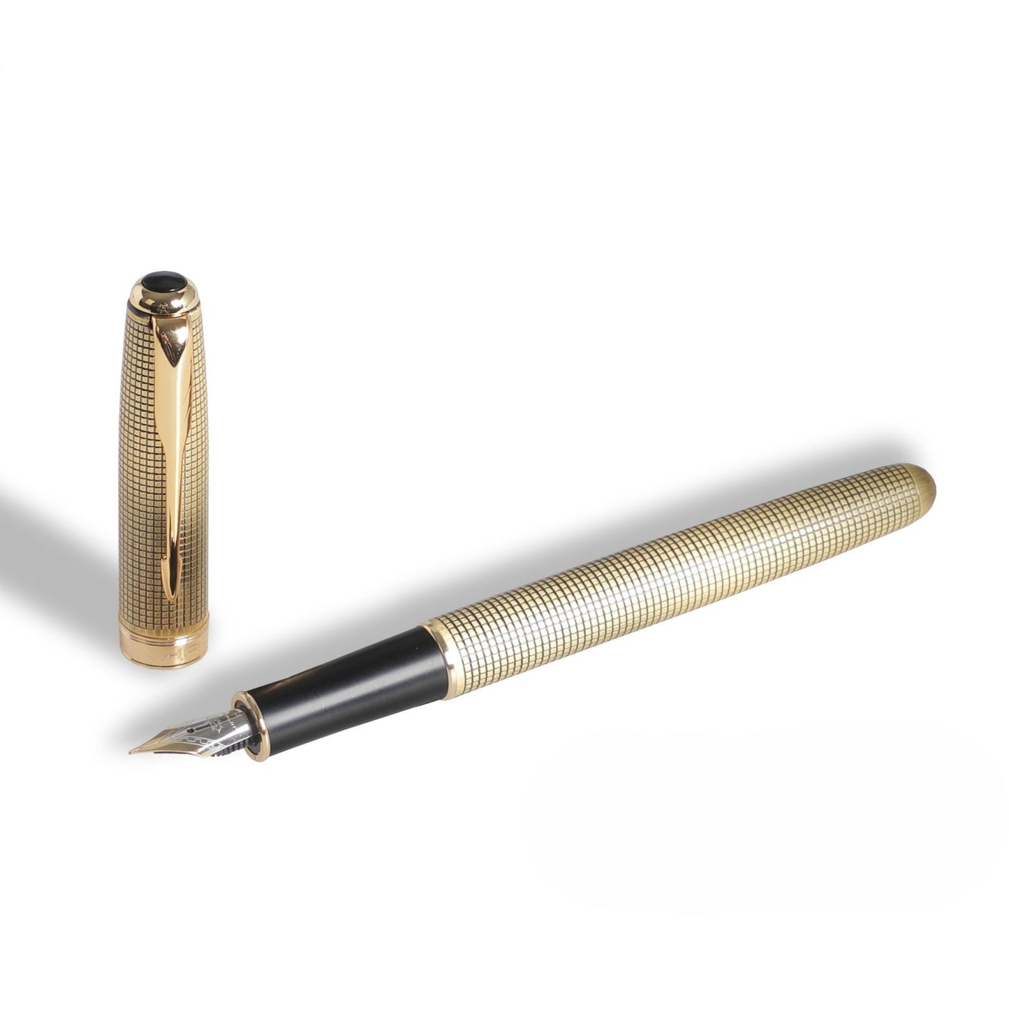 Jinhao 75 Chiseled Gold Fountain Pen