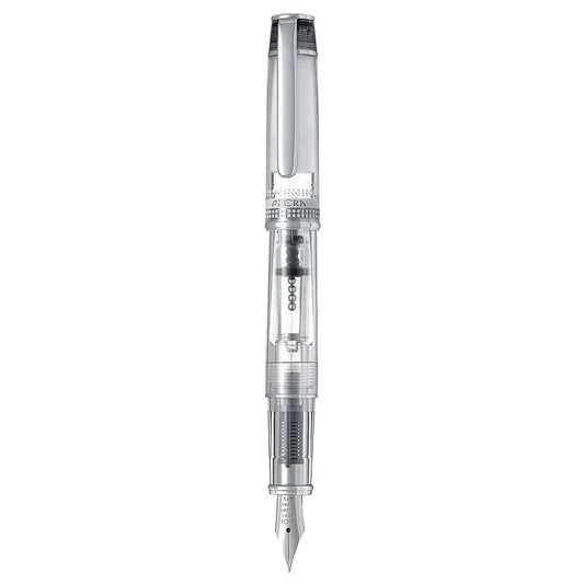 Prera Medium Fountain Pen Transparent Black - Al Qalam