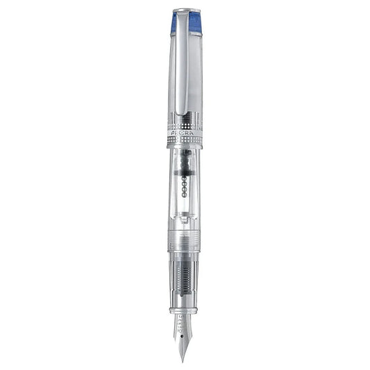 Prera Medium Fountain Pen Transparent Blue - Al Qalam