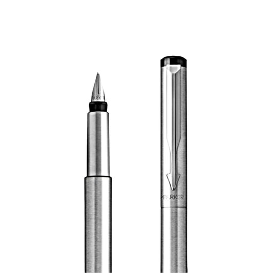 Vector Stainless Steel Fountain Pen - Al Qalam