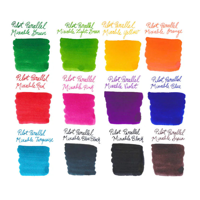 Pilot Parallel Pen Cartridges Assorted Colors
