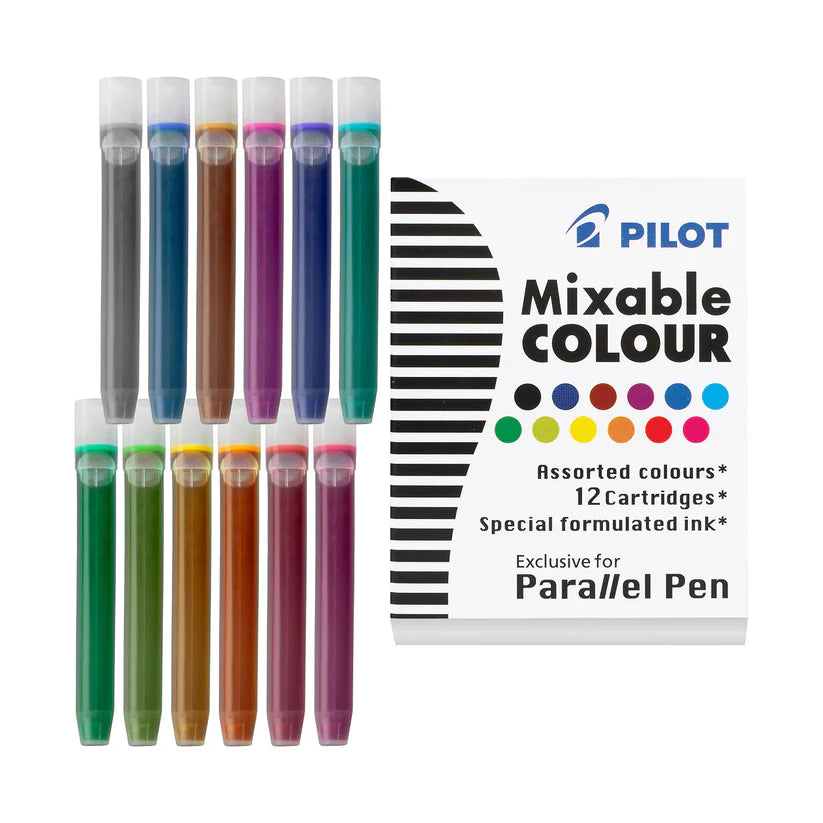 Pilot Parallel Pen Cartridges Assorted Colors - Al Qalam