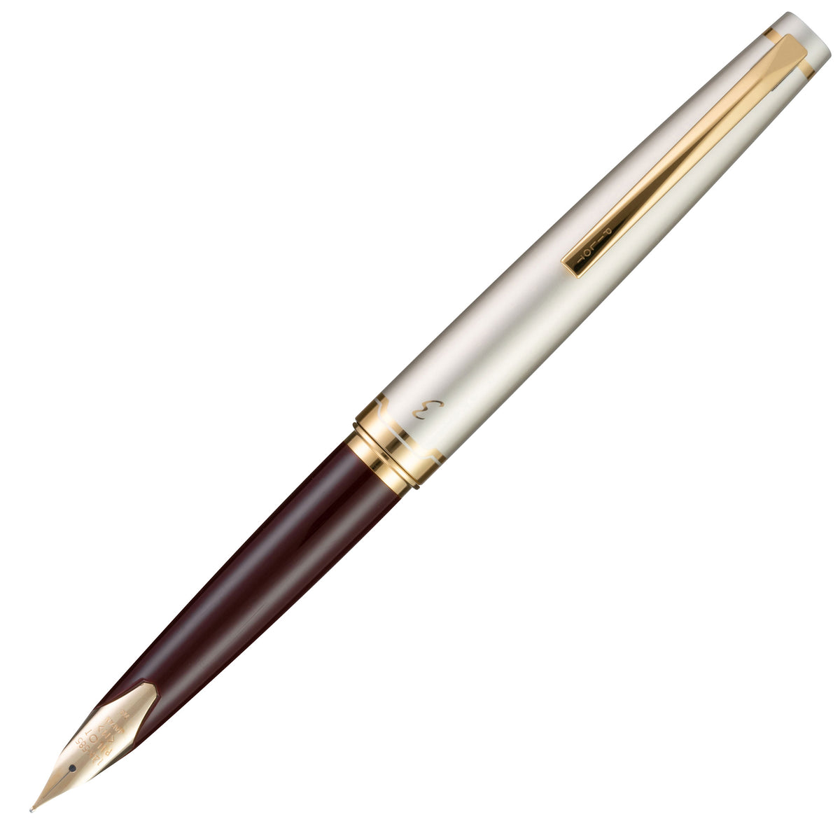 Pilot E95s Burgundy & Ivory GT 14K Gold Plated Nib Fountain Pen