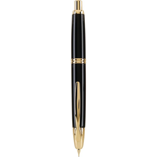 Pilot Capless ( M / B ) Lacquer Black GT Fountain Pen - Al Qalam