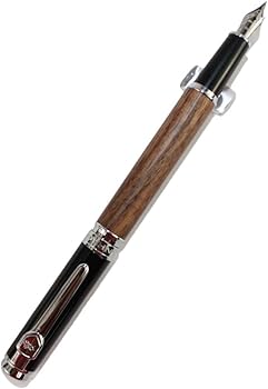 Jinhao 8802A Walnut Fountain Pen - Al Qalam