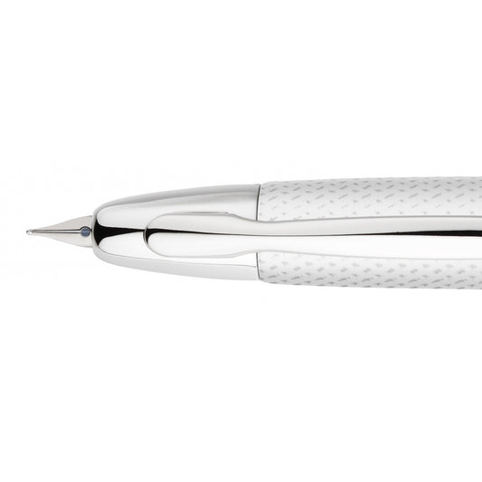 Pilot Capless ( M / B ) Kasuri White CT Fountain Pen - Al Qalam