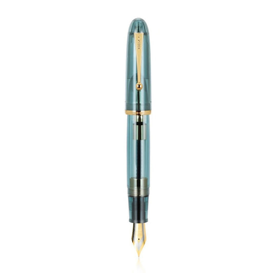 Jinhao 9019 Transparent Blue Fountain Pen - Al Qalam