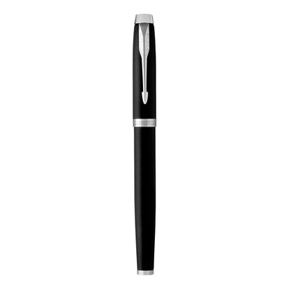 Parker IM Matte Black Chrome Trim Fountain Pen