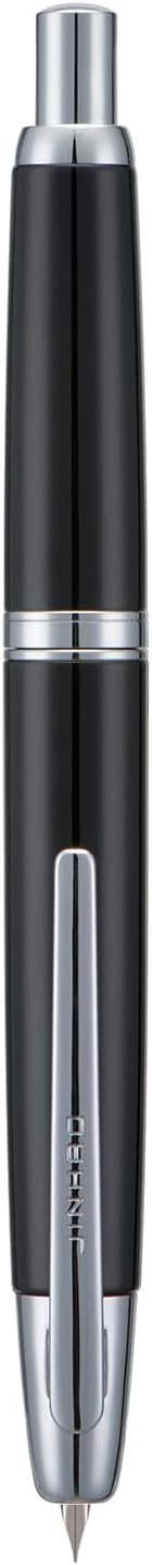 Jinhao 10 Press Capless Piano Black Fountain Pen - Al Qalam