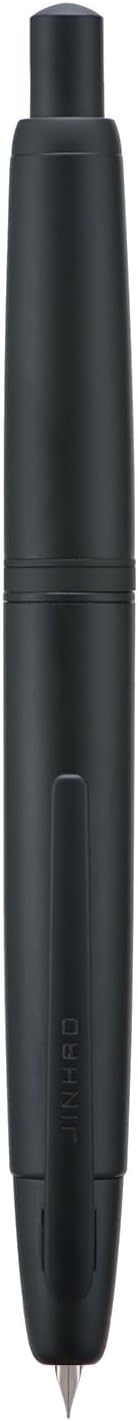 Jinhao 10 Press Capless Matte Black Fountain Pen - Al Qalam