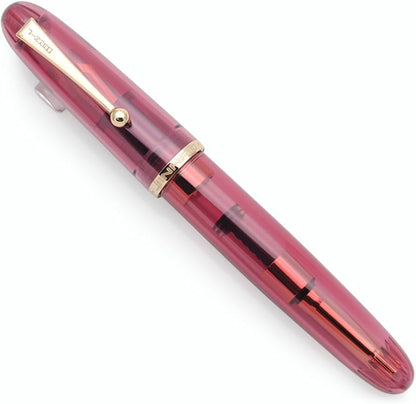 Jinhao 9019 Transparent Pink Fountain Pen - Al Qalam
