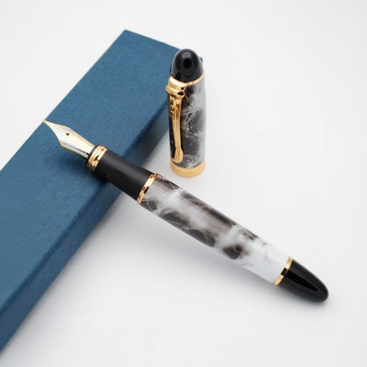 Jinhao X450 Grey Marble Fountain Pen