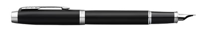 Parker IM Matte Black Chrome Trim Fountain Pen