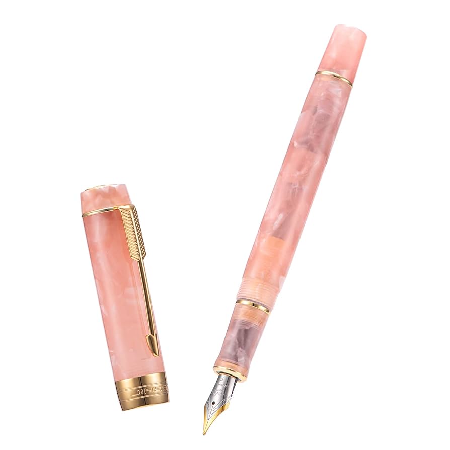 Jinhao Century 100 Pink Marble Fountain Pen - Al Qalam