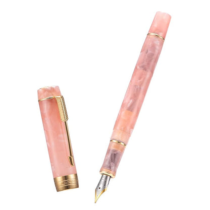 Jinhao Century 100 Pink Marble Fountain Pen - Al Qalam