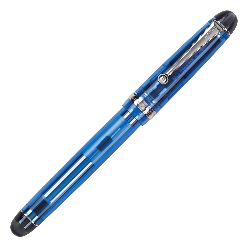 Pilot Custom 74 (M / B) Tinted Blue Fountain Pen - Al Qalam