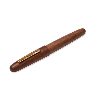 Jinhao 9056 Natural Walnut Wood Fountain Pen - Al Qalam