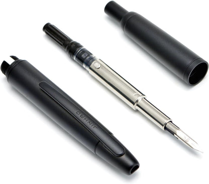 Jinhao 10 Press Capless Matte Black Fountain Pen - Al Qalam