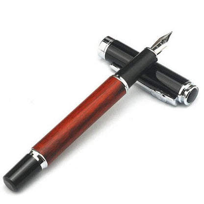 Jinhao 8802 Rosewood Fountain Pen - Al Qalam