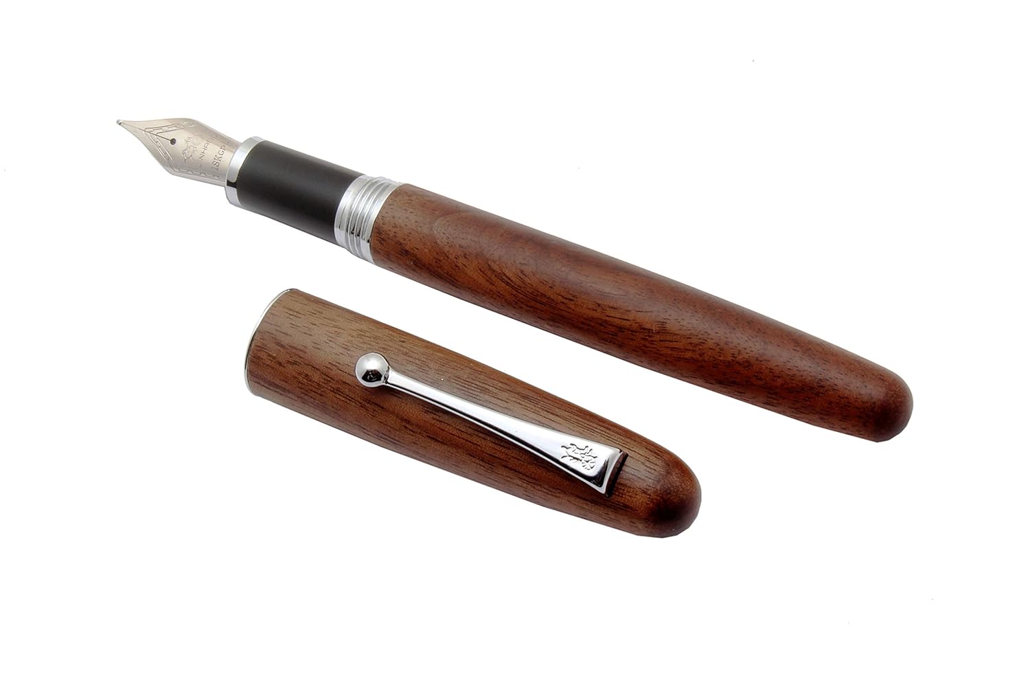 Jinhao 9035 American Walnut Wood Fountain Pen - Al Qalam