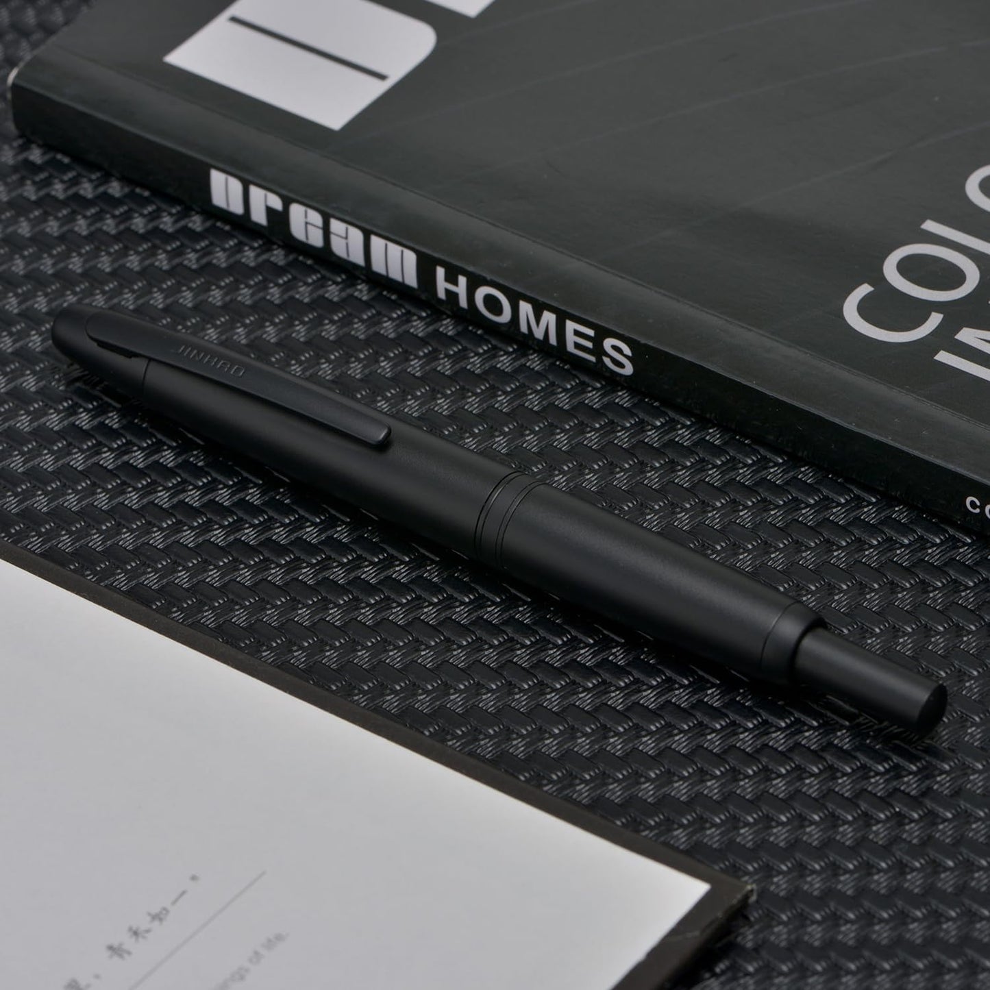 Jinhao 10 Press Capless Matte Black Fountain Pen - Al Qalam