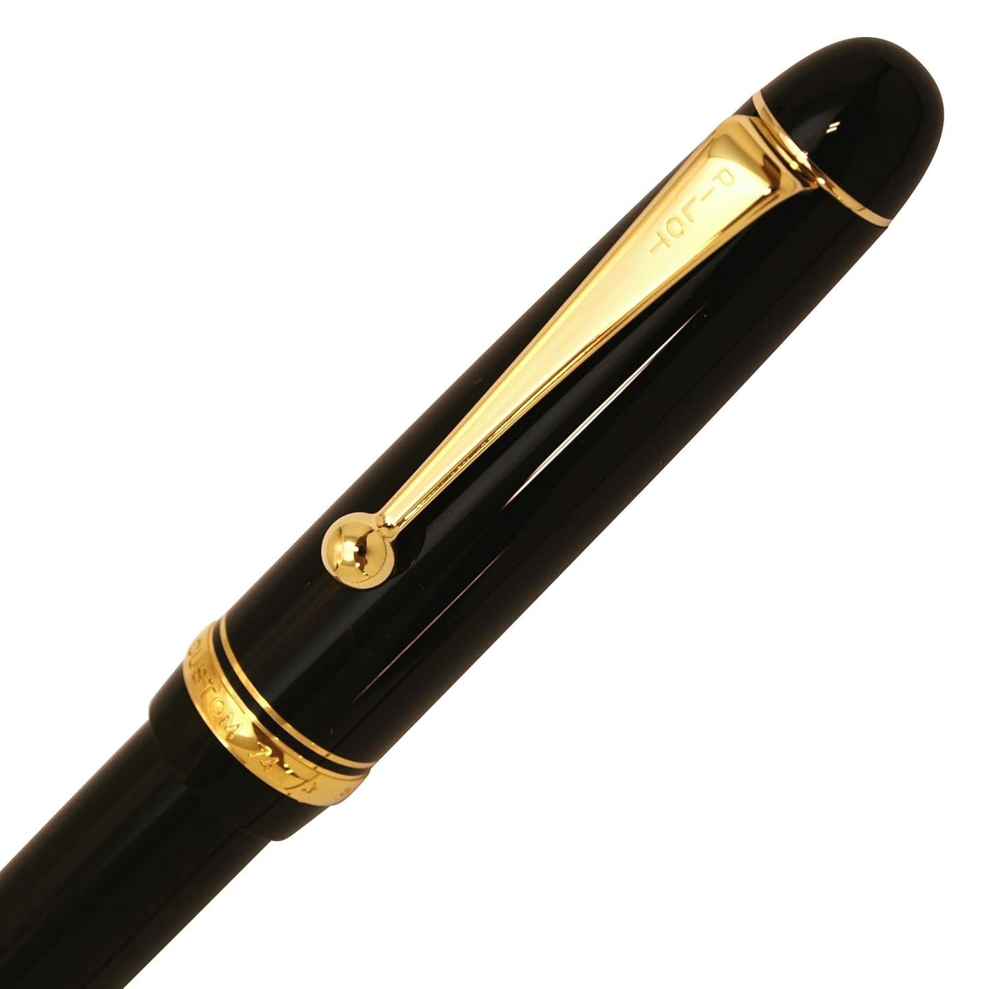Pilot Custom 74 (F / M / B / BB) Lacquer Black GT Fountain Pen - Al Qalam