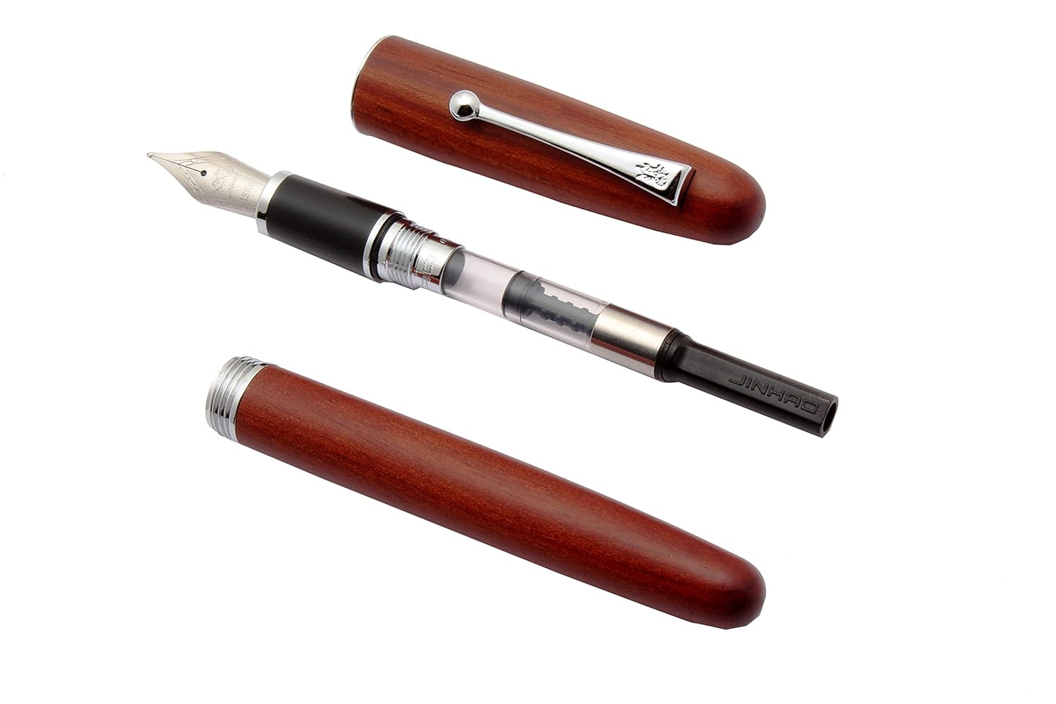 Jinhao 9035 Rosewood Fountain Pen - Al Qalam