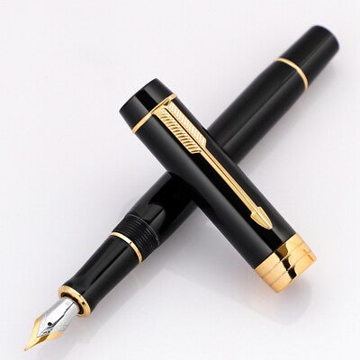 Jinhao Century 100 Fountain Pen Black - Fine - Al Qalam