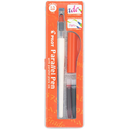 Pilot Parallel Orange Fountain Pen 1.5mm - Al Qalam