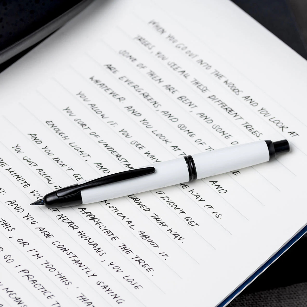 Pilot Capless ( M / B ) Matte White BT Fountain Pen - Al Qalam
