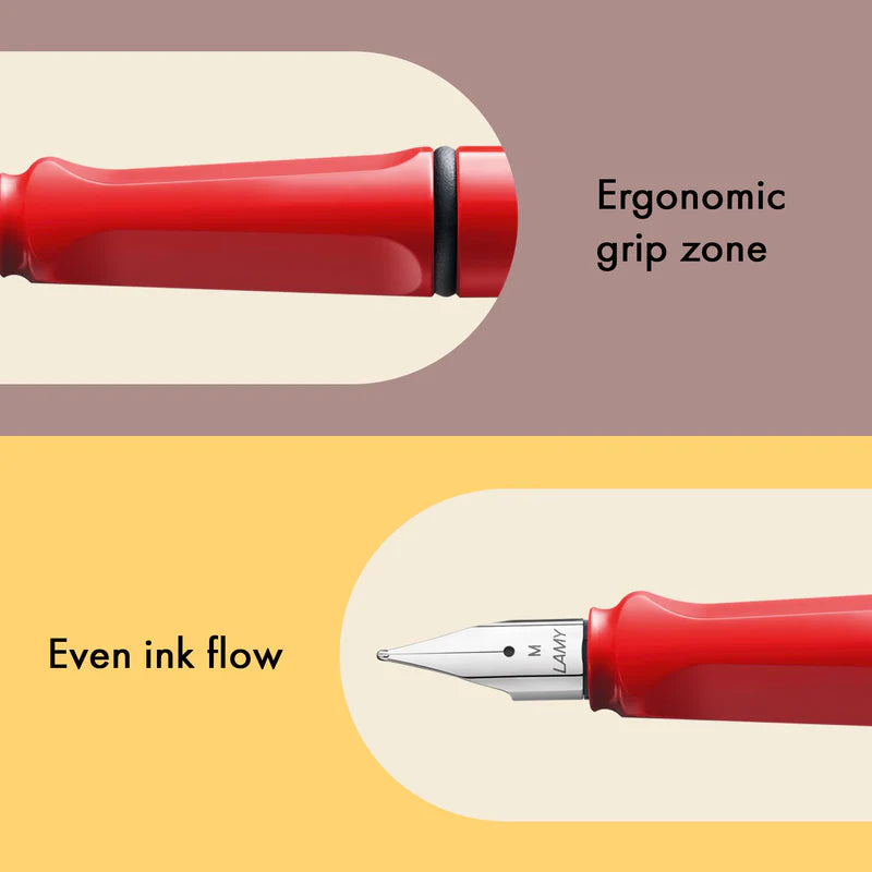 LAMY safari Fountain Pen Red - Al Qalam