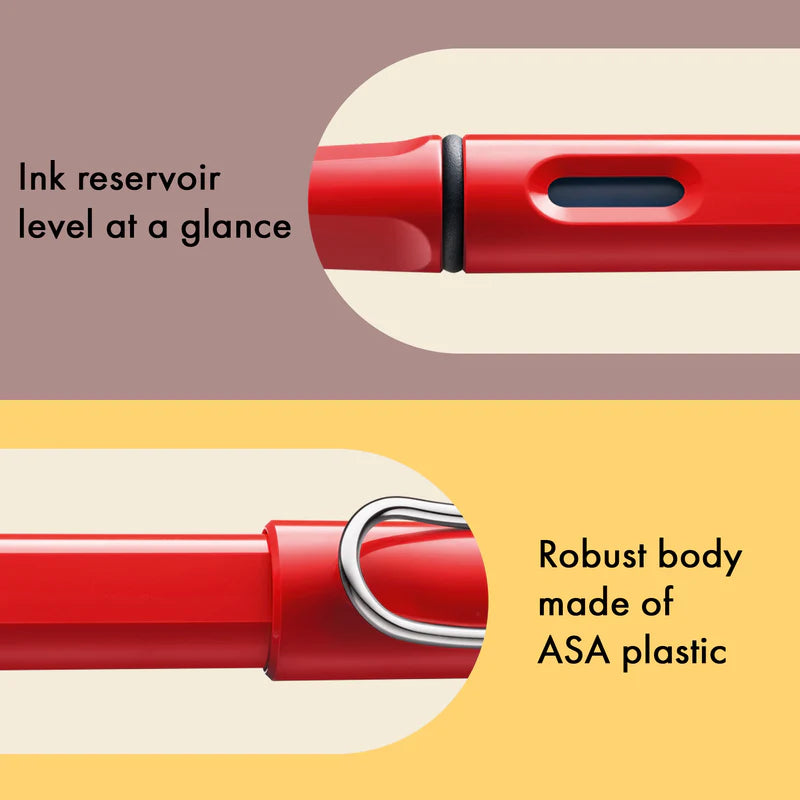 LAMY safari Fountain Pen Red - Al Qalam