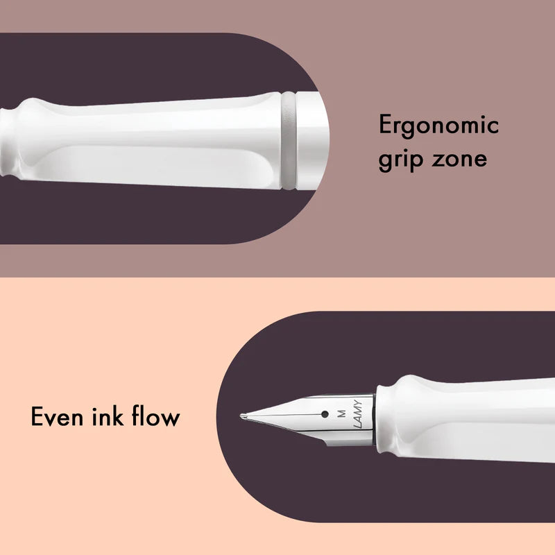 LAMY safari Fountain Pen white - Al Qalam