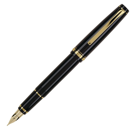 Pilot Falcon Lacquer Fountain Pen Black GT - Al Qalam