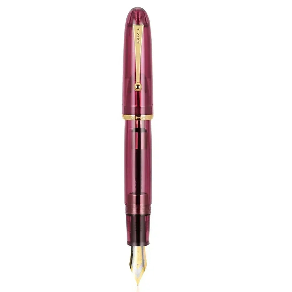 Jinhao 9019 Transparent Pink Fountain Pen - Al Qalam