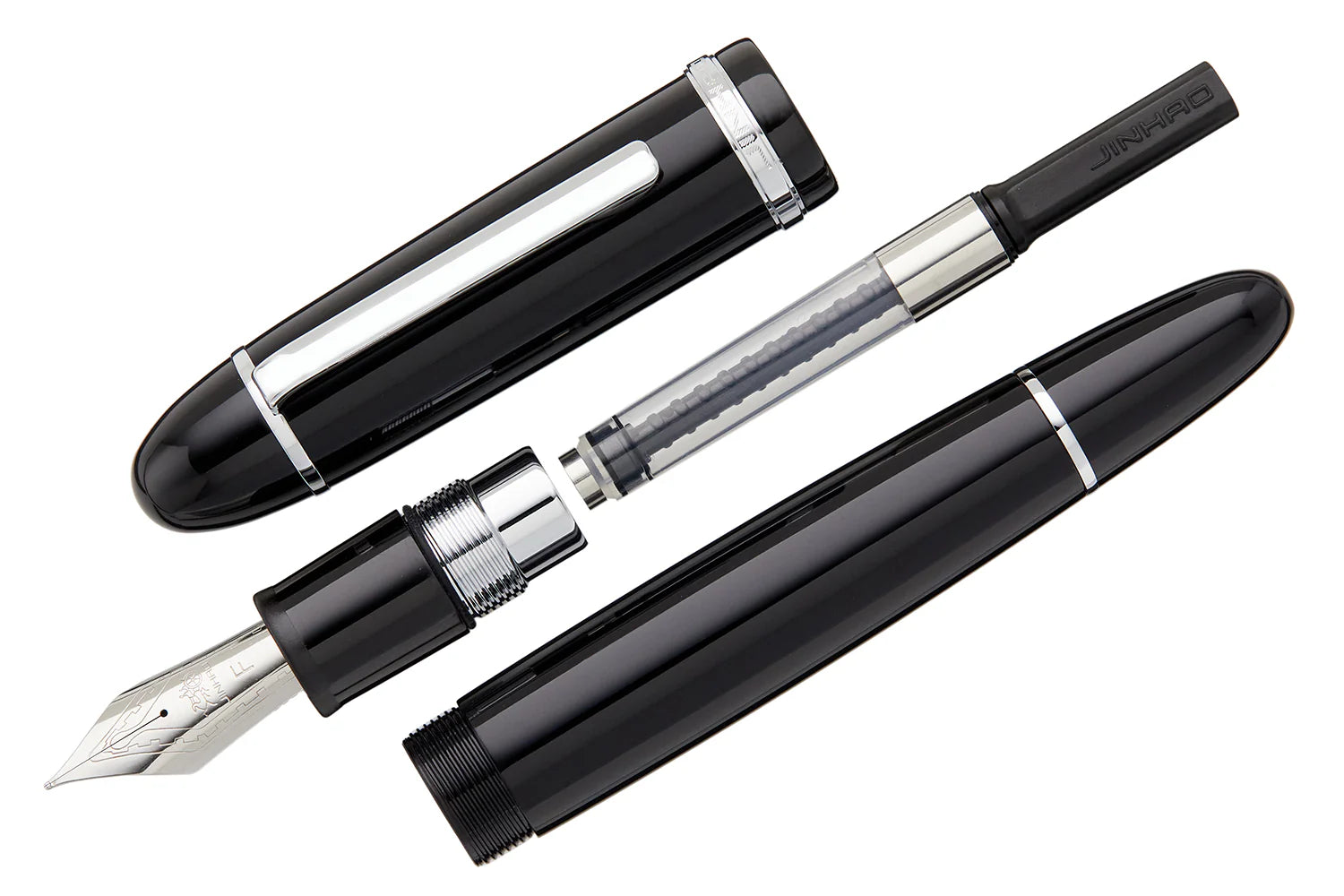 Jinhao X159 Black Fountain Pen - Al Qalam