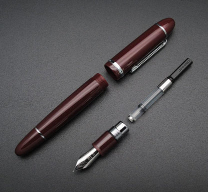 Jinhao X159 Burgundy Fountain Pen - Al Qalam