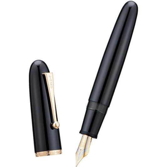 Jinhao 9019 Solid Black Fountain Pen - Al Qalam