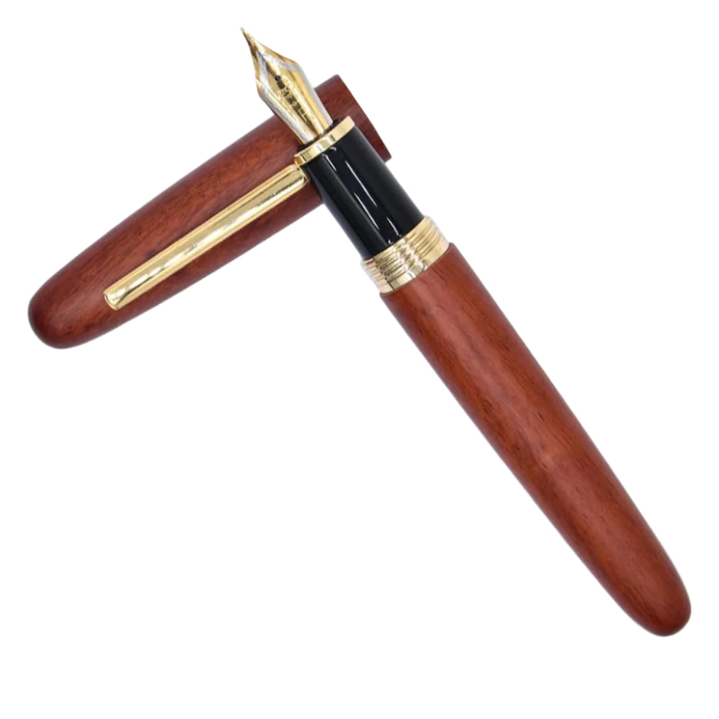 Jinhao 9056 Rosewood Fountain Pen - Al Qalam