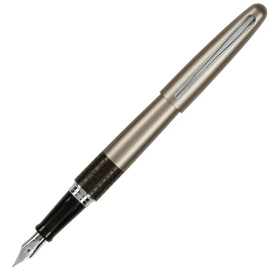 Pilot Fountain Pen Gunmetal Lizard MR 01 - Al Qalam