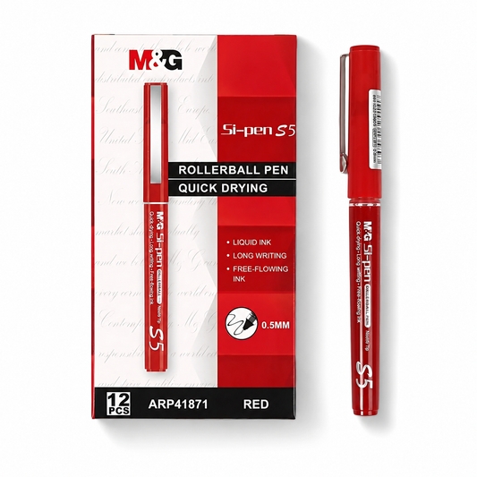 M&G Si-Pen S5 Roller Pen Red