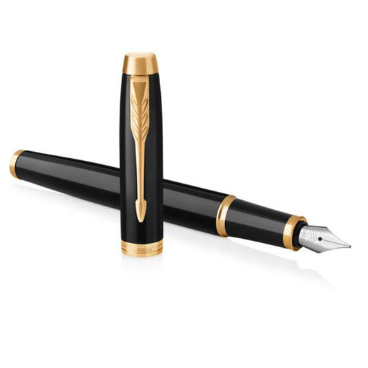 Parker IM Black Gold Trim Fountain Pen